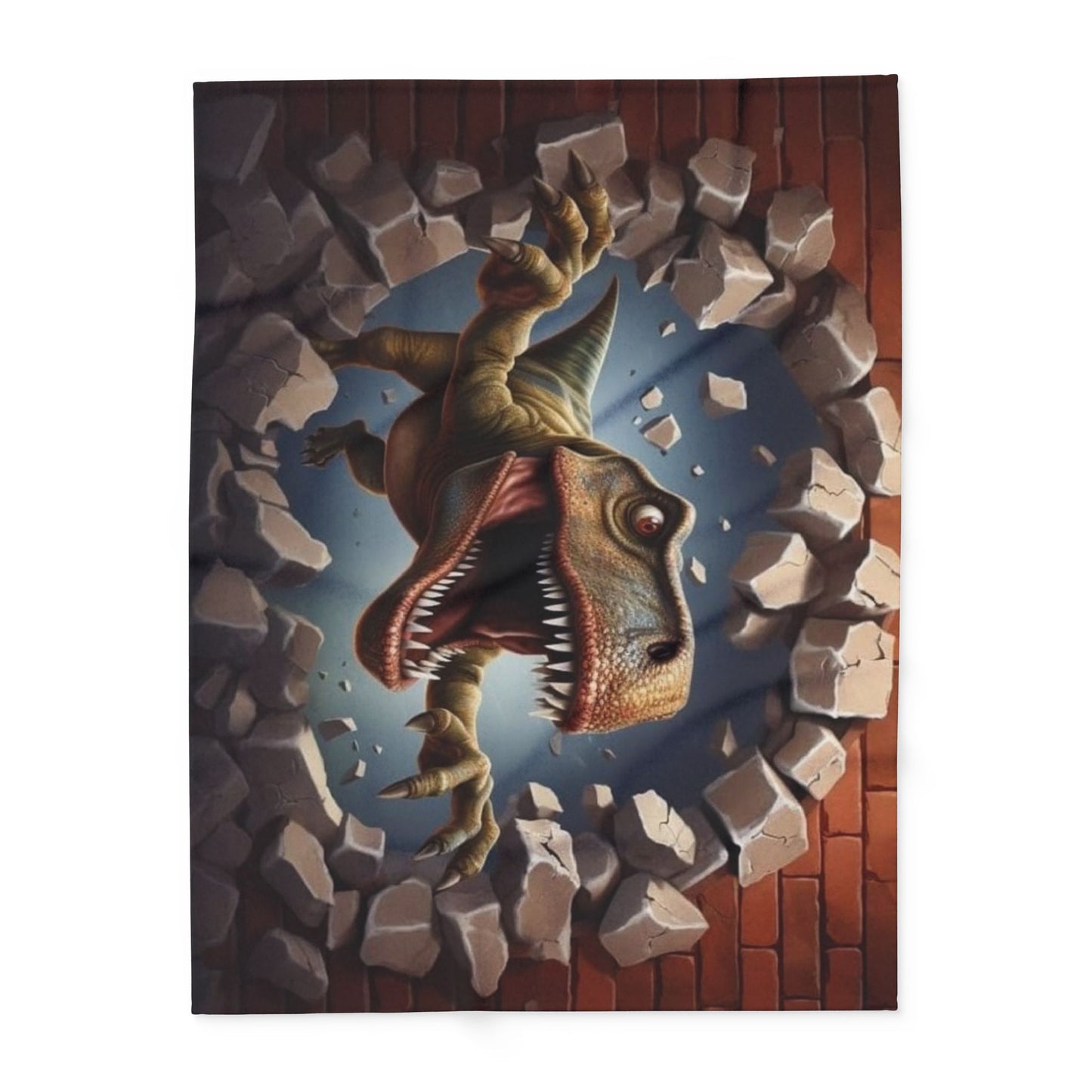 T-Rex Wall Break Arctic Blanket - House of O & A