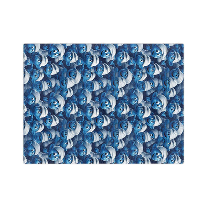the Smurfs - Patterned Velveteen Minky Blanket