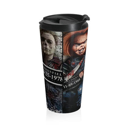 Horror Movie Junkie - Stainless Steel Travel Mug