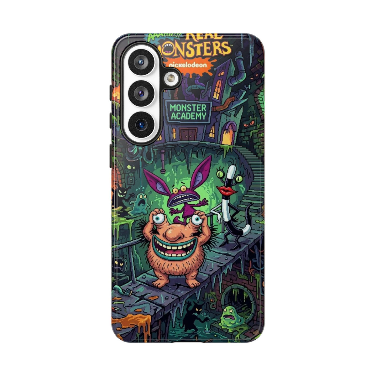 Colorful Cartoon Monster Academy Design (Tough Cases)