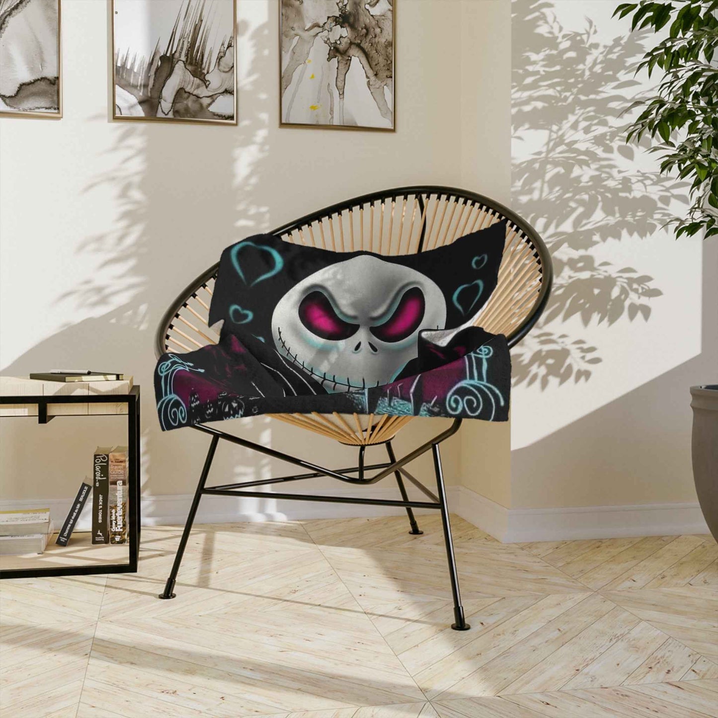 Jack Skeleton Halloween Velveteen Blanket