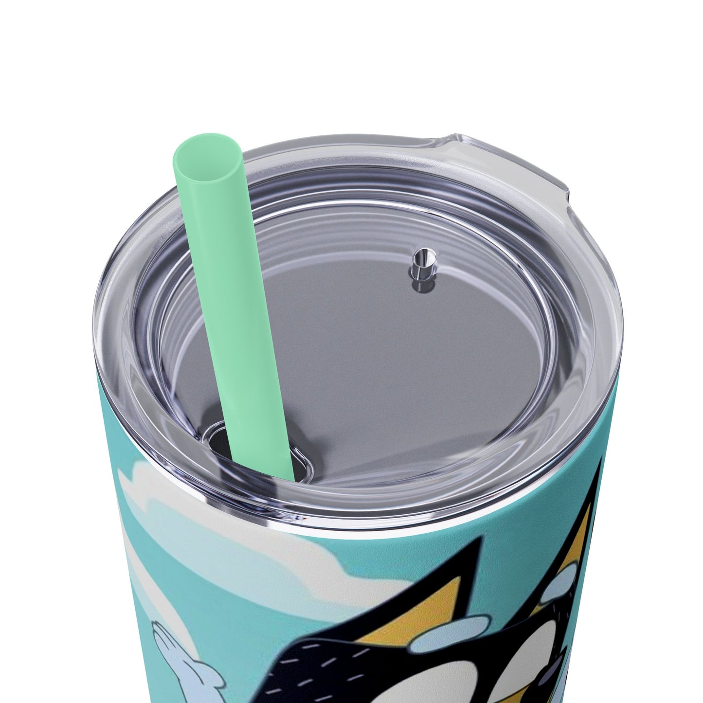 Bluey Beach Day Skinny Tumbler – 20 oz