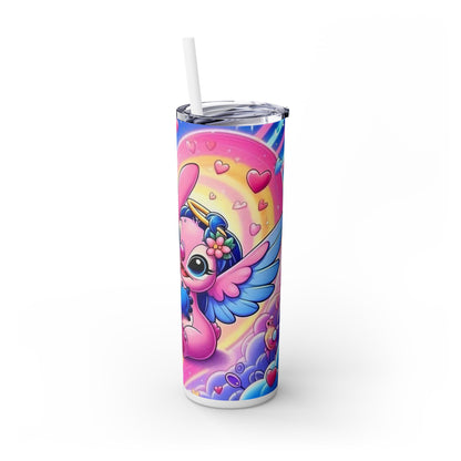 Skinny Tumbler - Stitch and Angel Love Design - House of O & A
