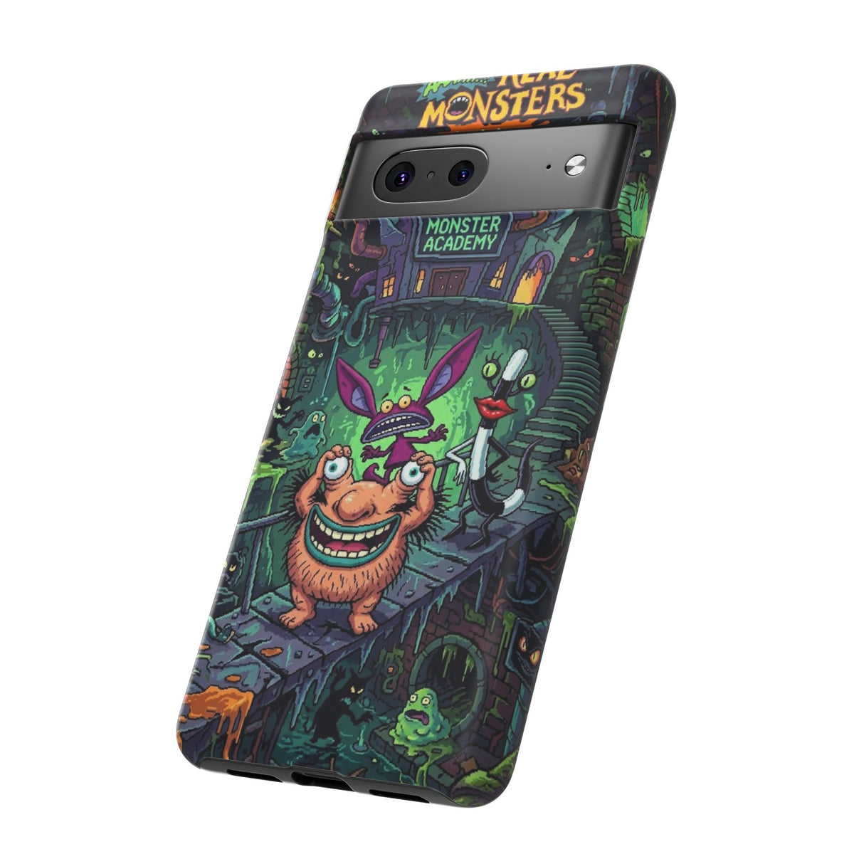 Google Pixel - Colorful Cartoon Monster Academy Design (Tough Cases)