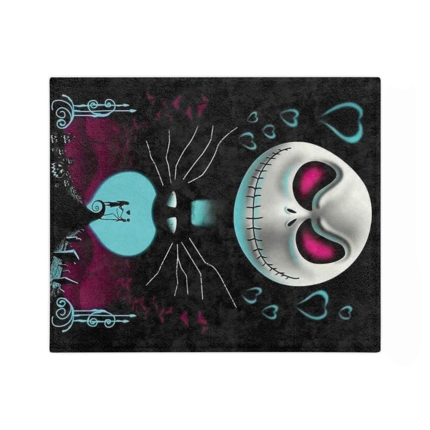 Jack Skeleton Halloween Velveteen Blanket