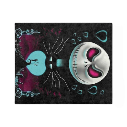 Jack Skeleton Halloween Velveteen Blanket