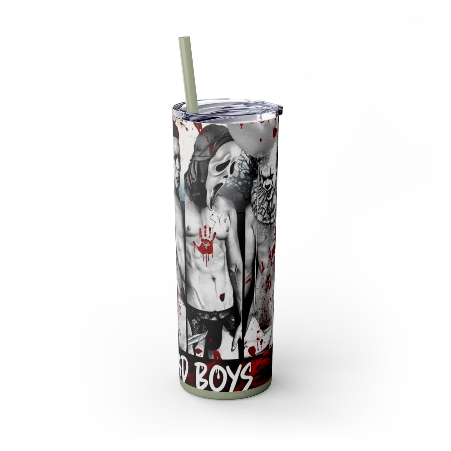 I Love Bad Boys Skinny Tumbler
