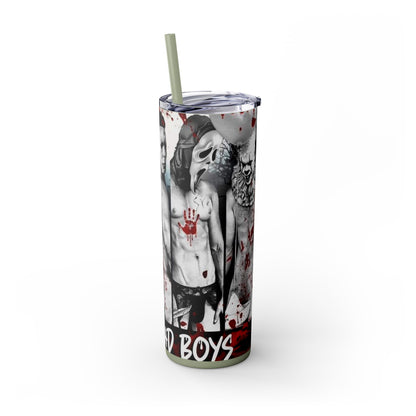 I Love Bad Boys Skinny Tumbler