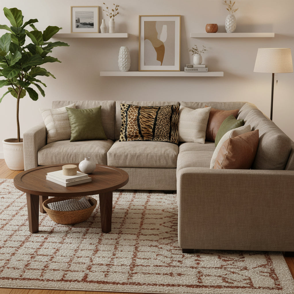 Animal Print Microfiber Pillow Sham