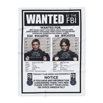 Supernatural Sam & Dean Arctic Blanket