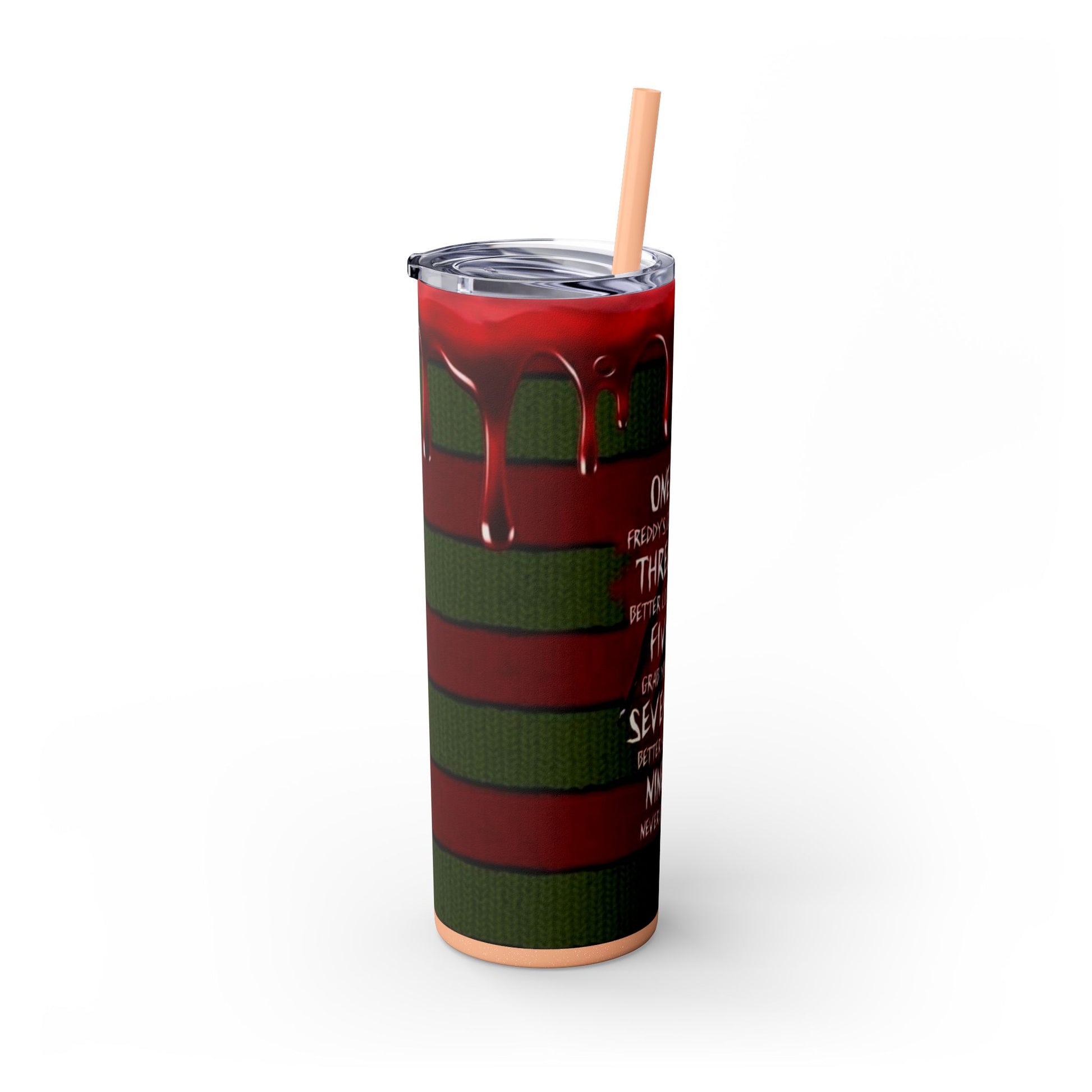 🔥 Freddy Krueger Skinny Tumbler – A Nightmare You’ll Love 🔥 - House of O & A