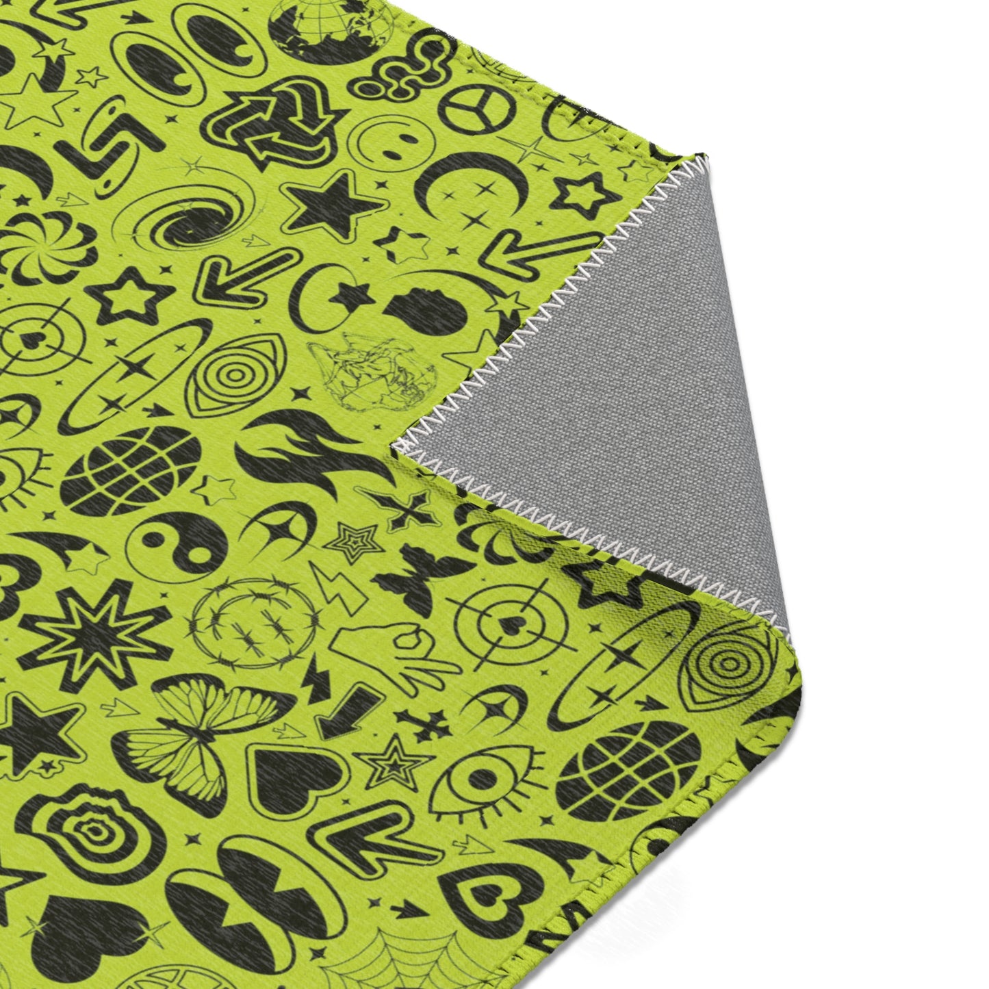 Cool y2k Rave - Area Rug - House of O & A