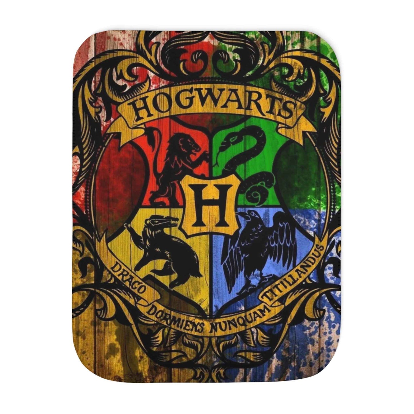 Harry Potter Hogwarts Sherpa Blanket