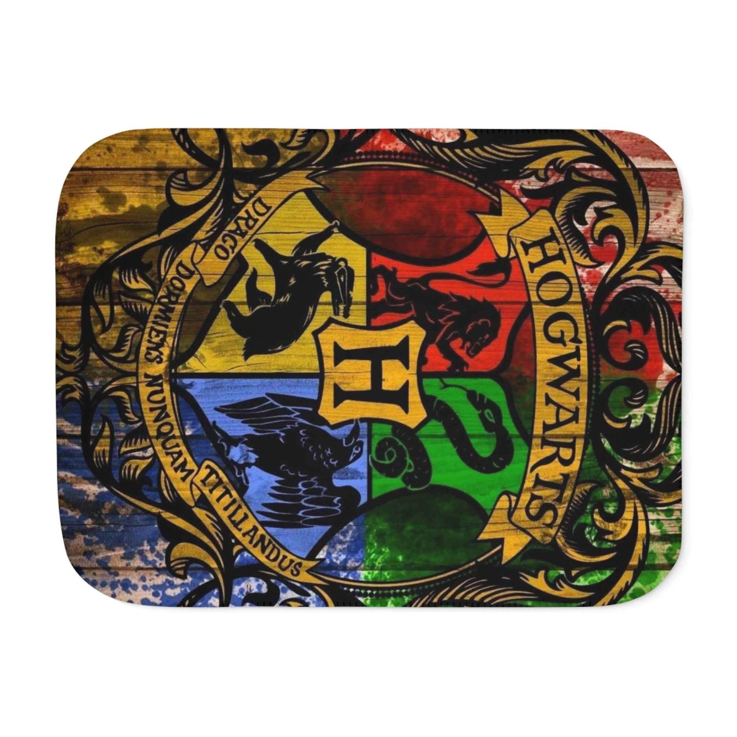 Harry Potter Hogwarts Sherpa Blanket