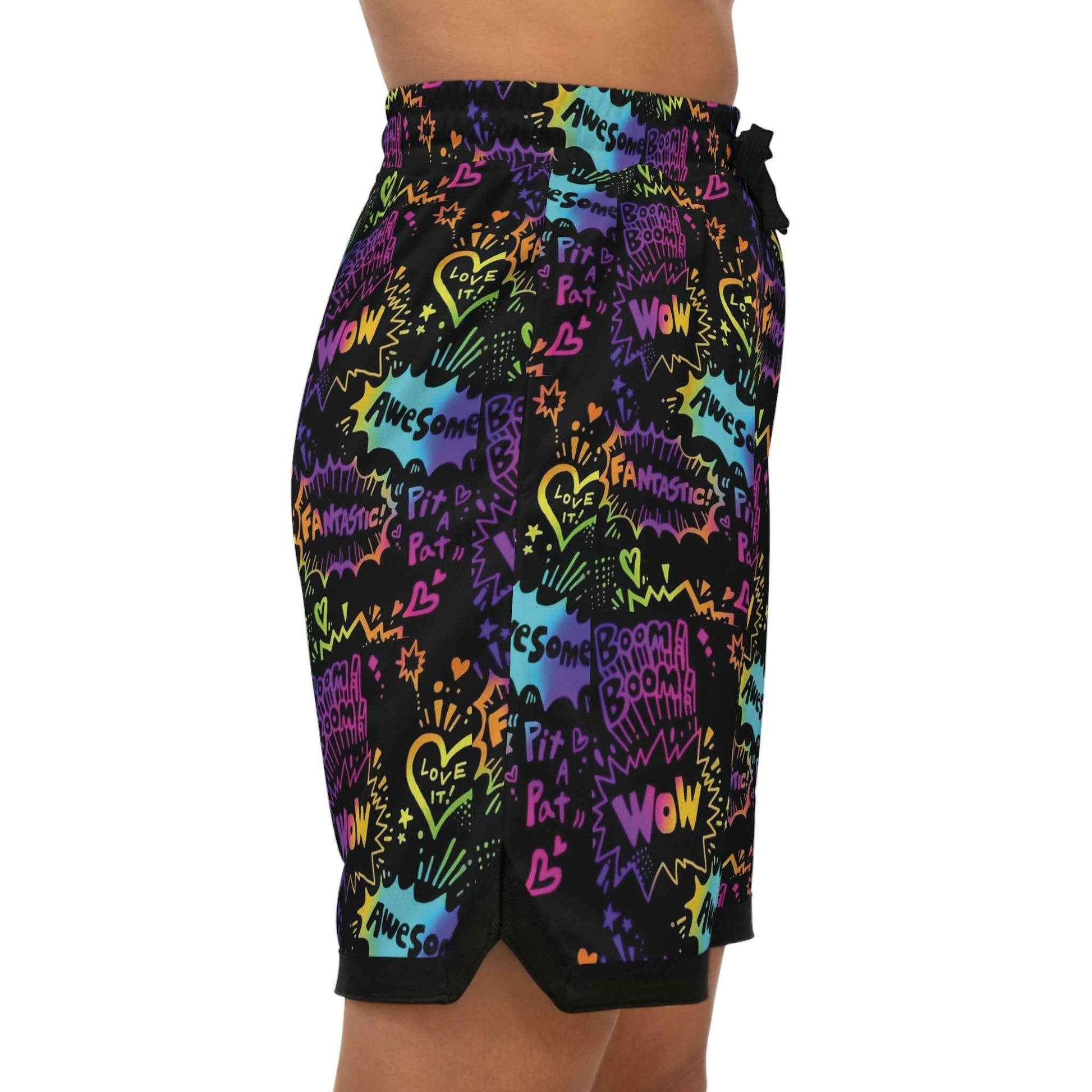 Men's Basketball Graffiti Rib Shorts
