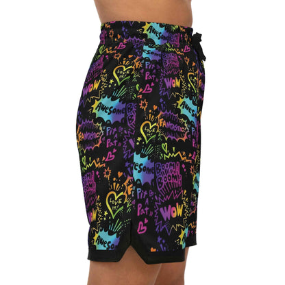 Men's Basketball Graffiti Rib Shorts