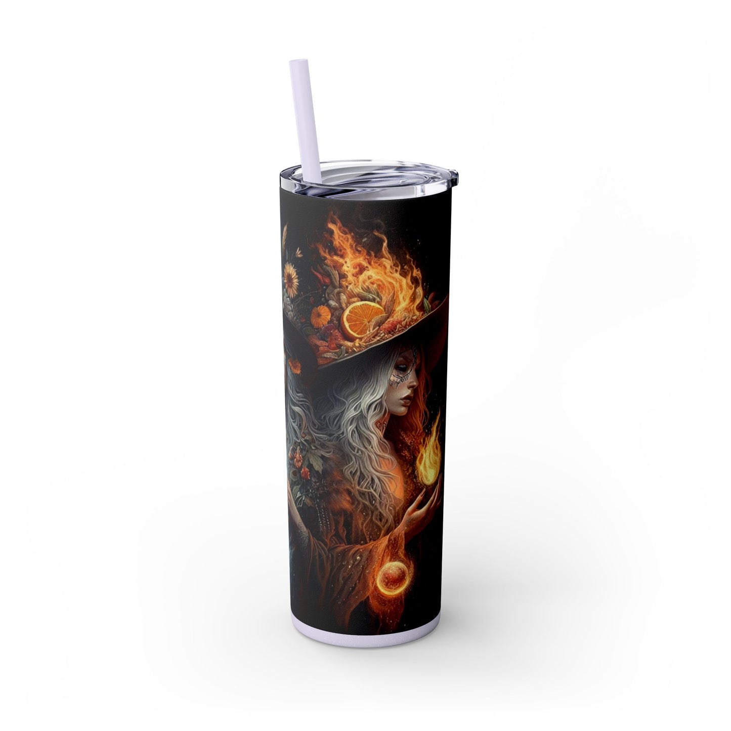Witch Sisters Skinny Tumbler