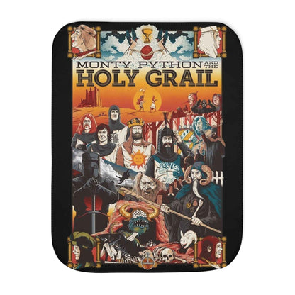 Quirky Holy Grail Sherpa Blanket