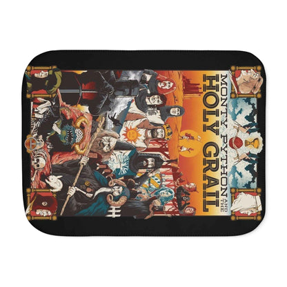 Quirky Holy Grail Sherpa Blanket