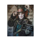Mad Hatter - Velveteen Minky Blanket