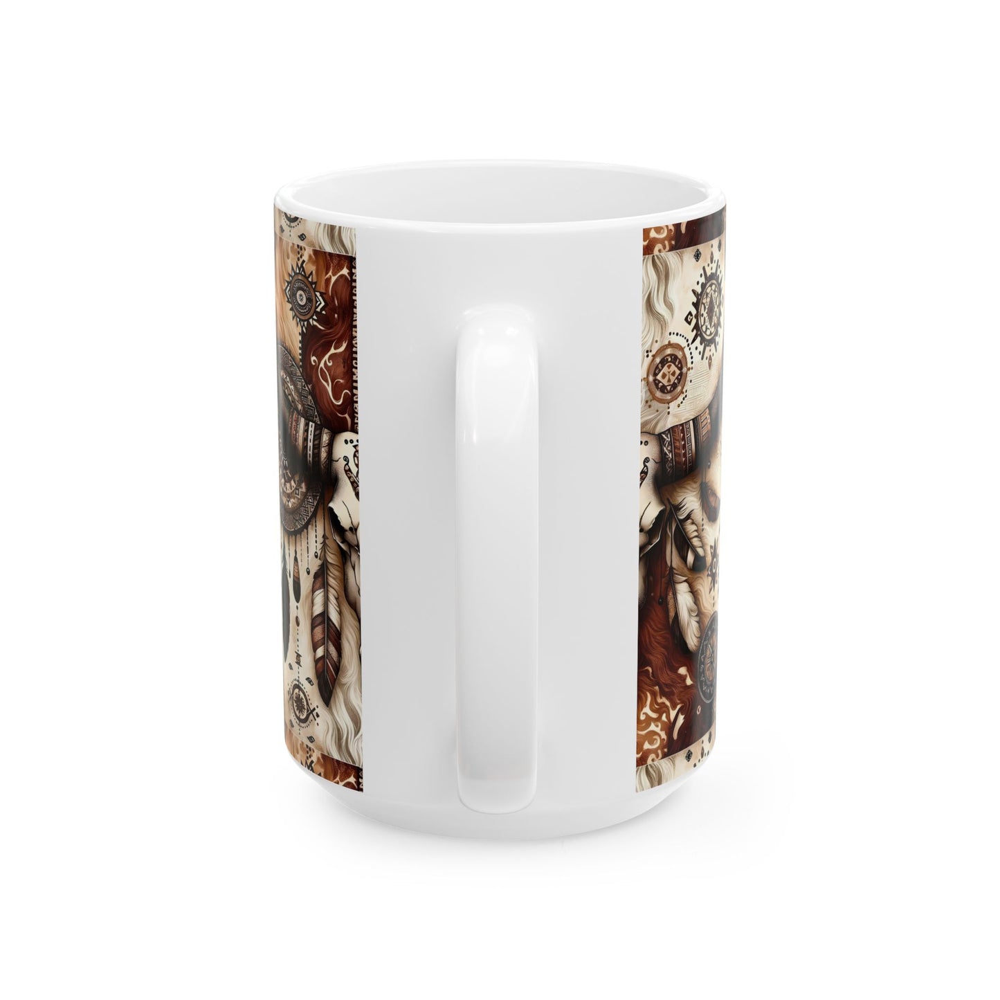 Western Skull Ceramic Mug - House of O & A