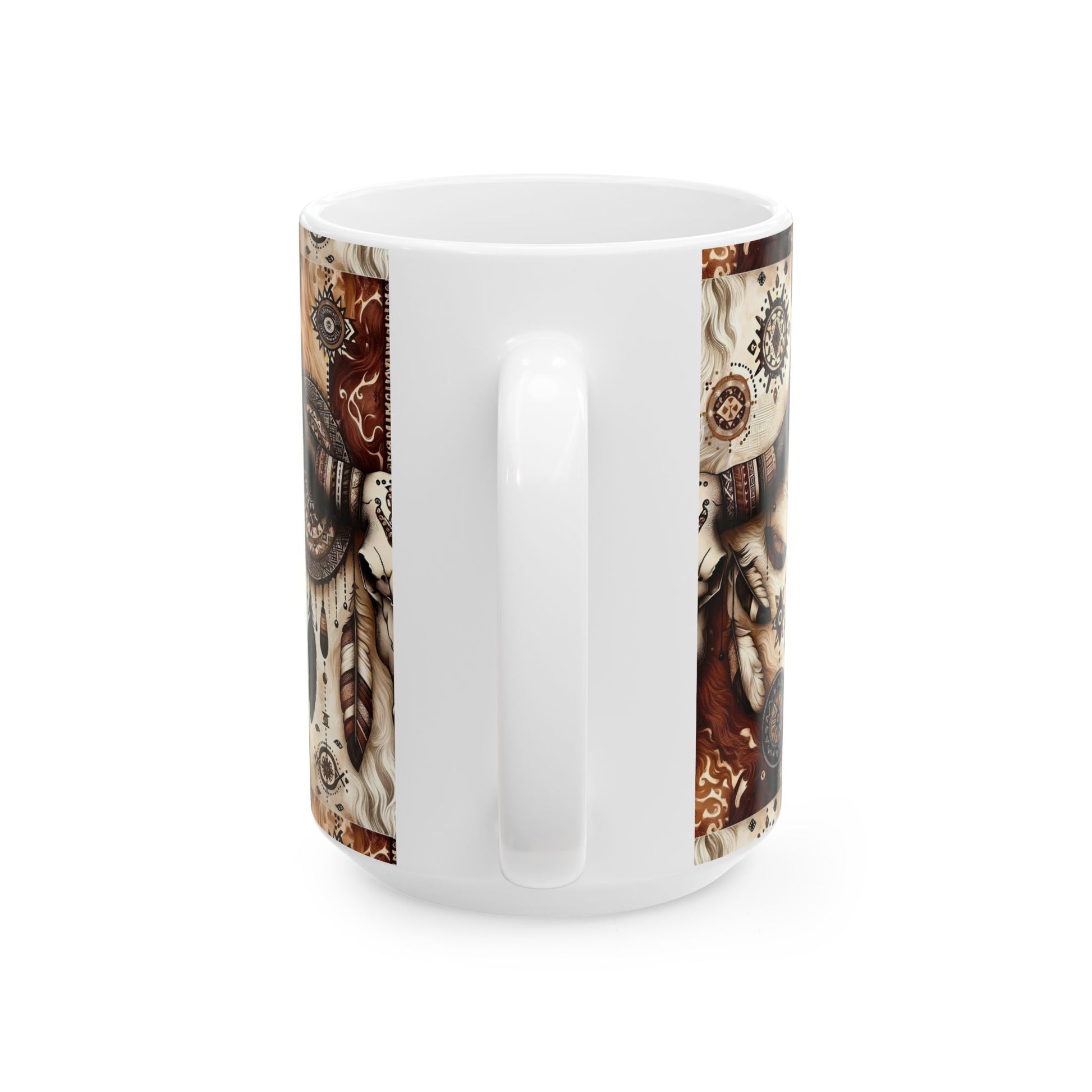 Western Skull Ceramic Mug - House of O & A