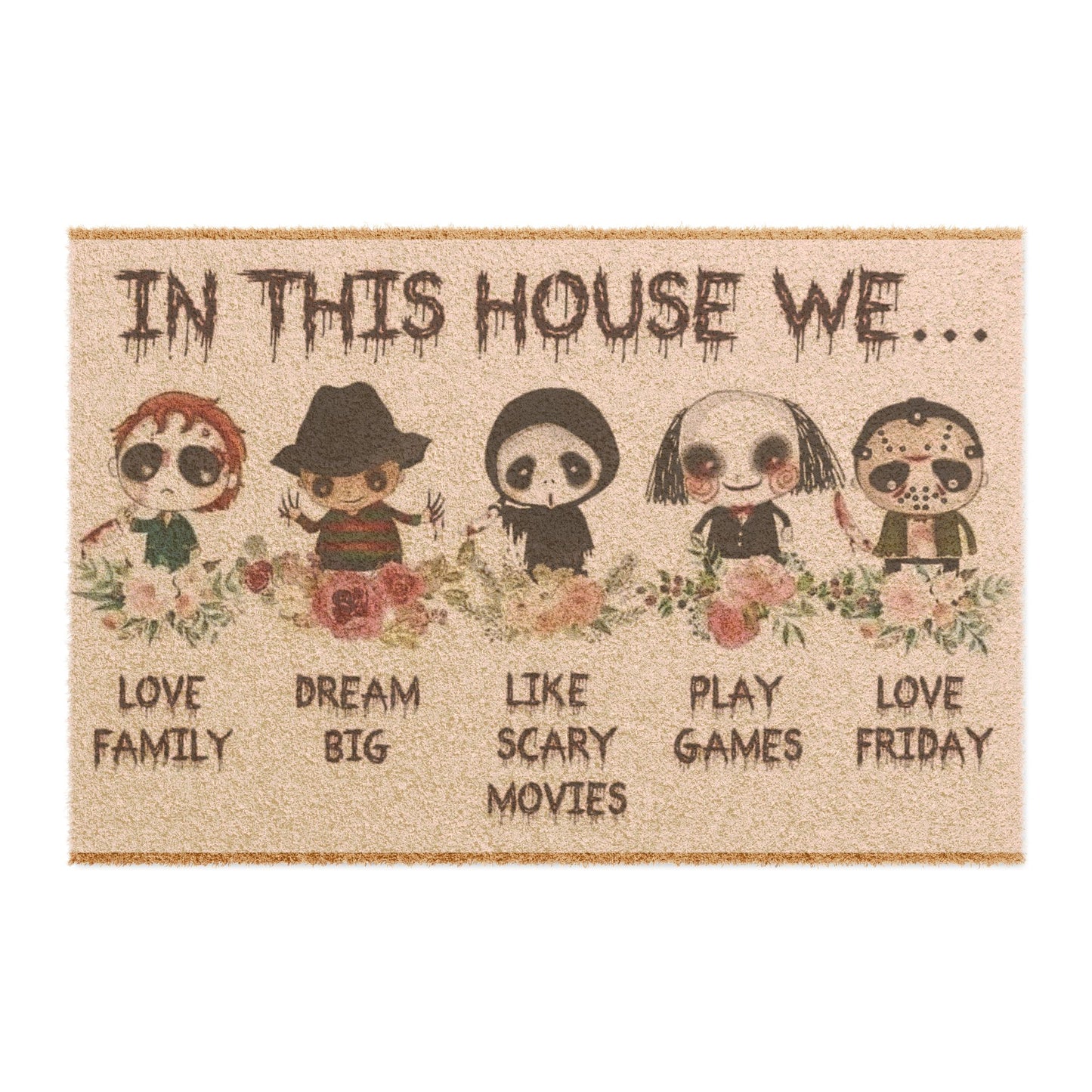 "In This House" Welcome Mat