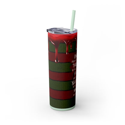 🔥 Freddy Krueger Skinny Tumbler – A Nightmare You’ll Love 🔥
