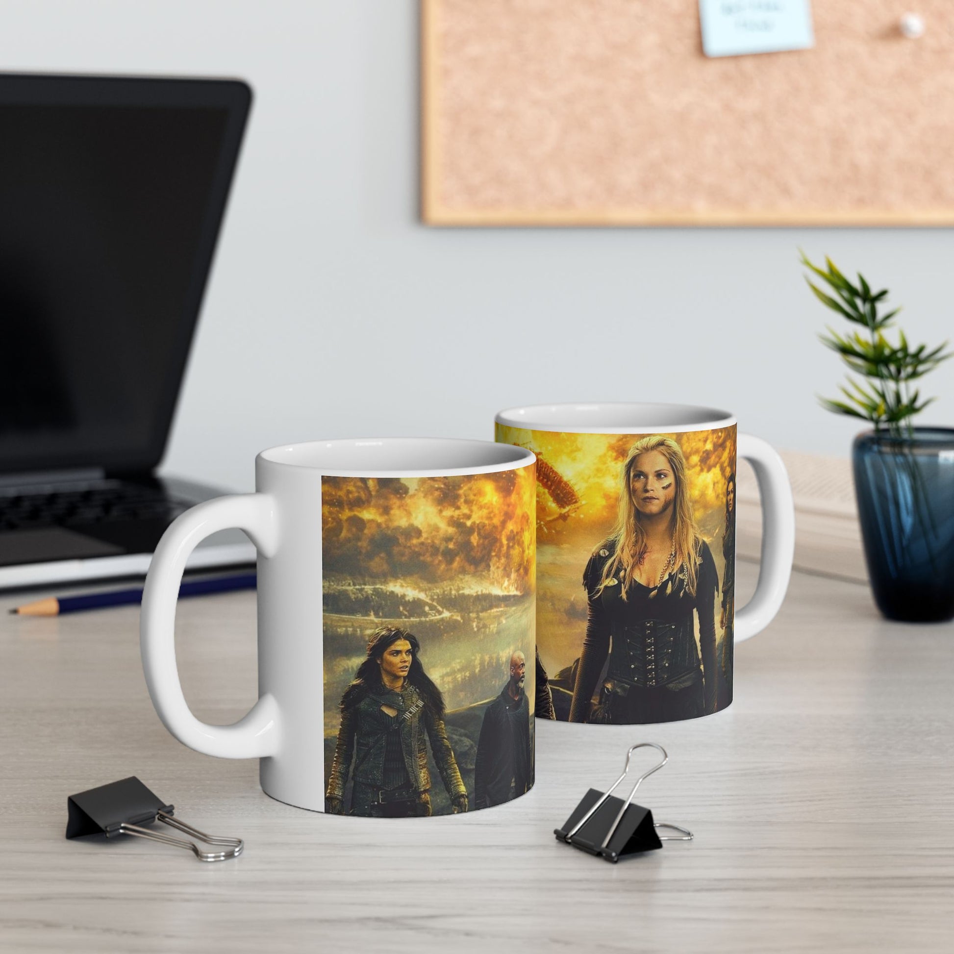 "The 100" Explosive Scene Coffee Mug – 11oz/15oz - House of O & A