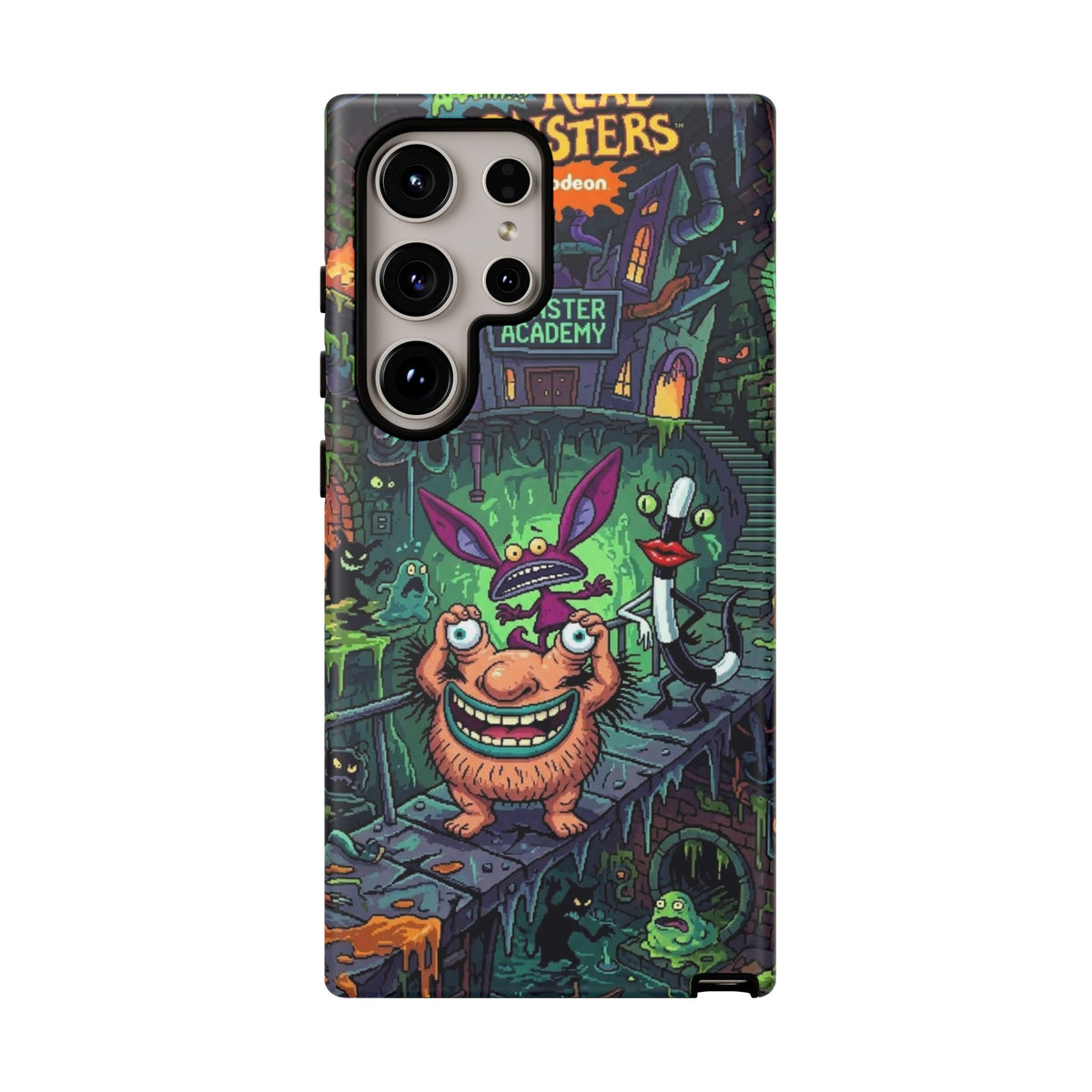 Colorful Cartoon Monster Academy Design (Tough Cases)