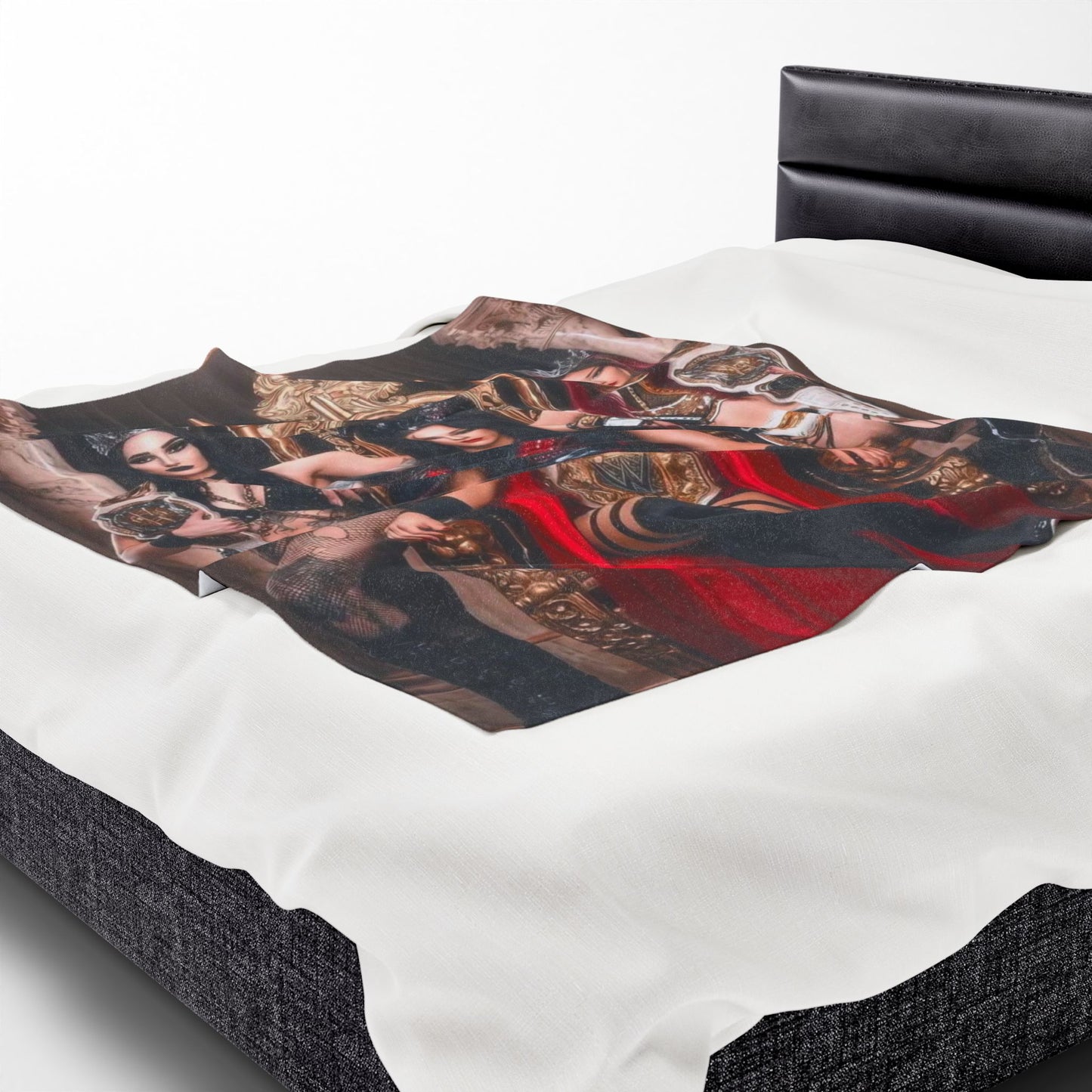 Royal Queens of the WWE Velvet Plush Blanket
