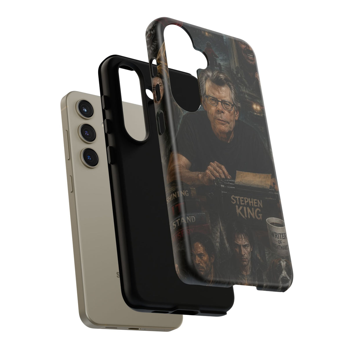 Stephen King Horror Phone Case – Gothic Dark Literature Samsung Protective Case