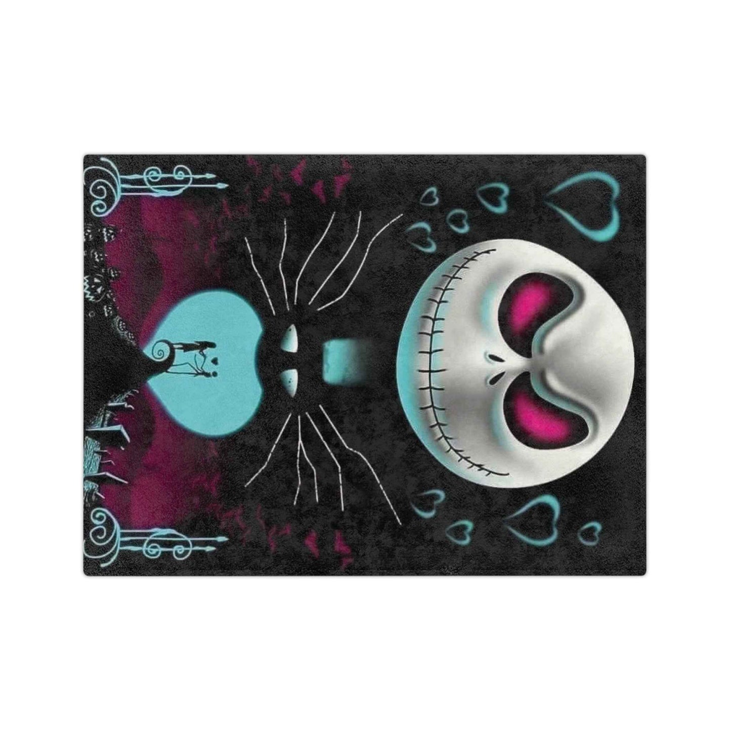 Jack Skeleton Halloween Velveteen Blanket