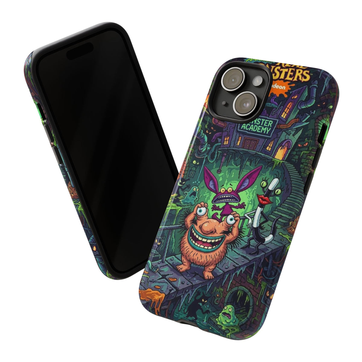 Colorful Cartoon Monster Academy Design (Tough Cases)