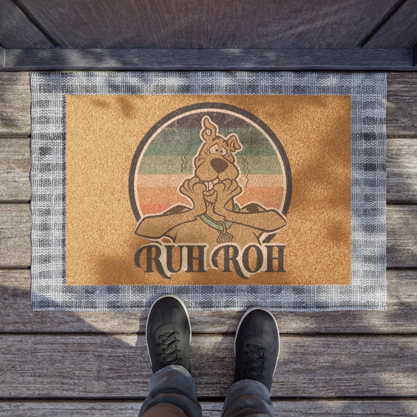 "Ruh Roh" Scooby Doo Welcome Mat