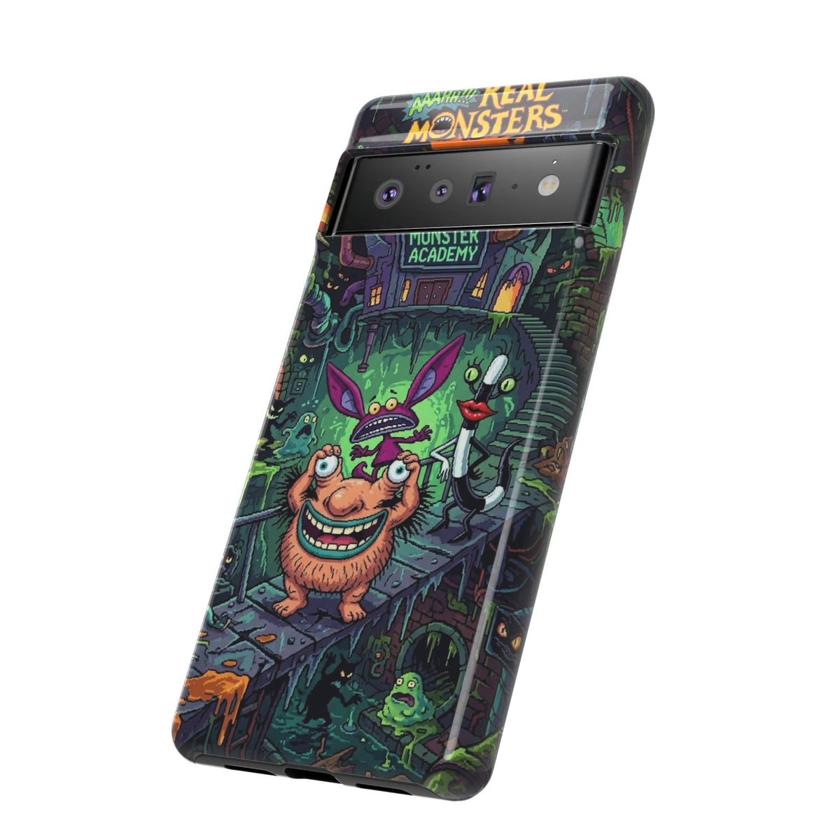 Google Pixel - Colorful Cartoon Monster Academy Design (Tough Cases)