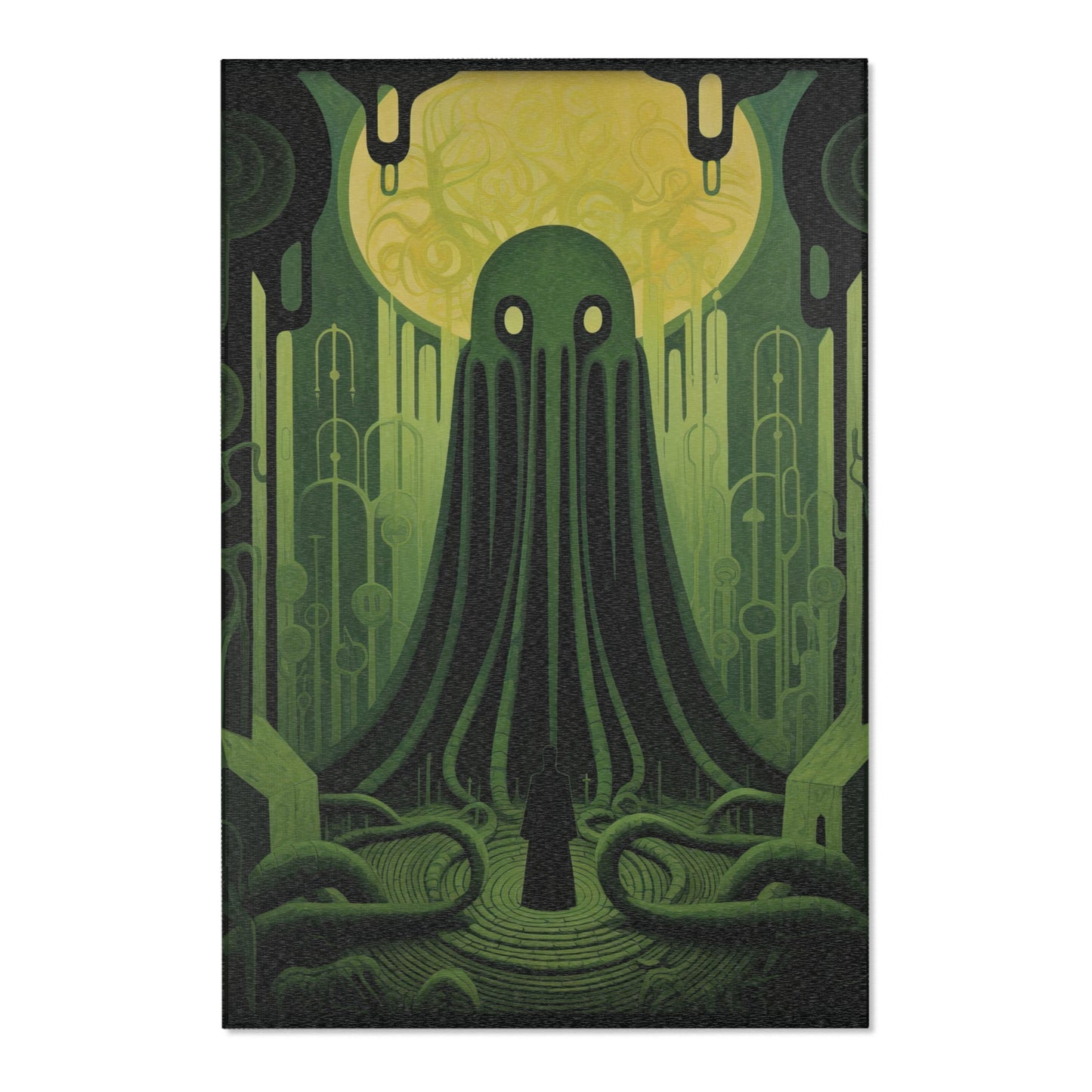 The Rise Of Cthulhu H.P. Lovecraft - Area Rug - House of O & A