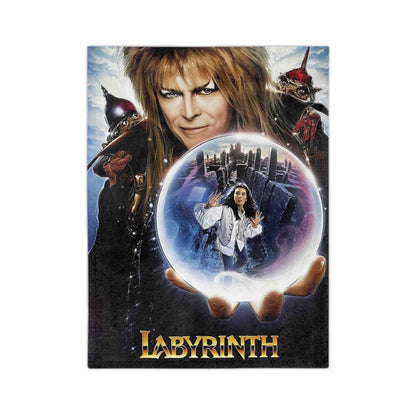 Jareth Labyrinth - Velveteen Minky Blanket