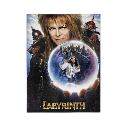 Jareth Labyrinth - Velveteen Minky Blanket