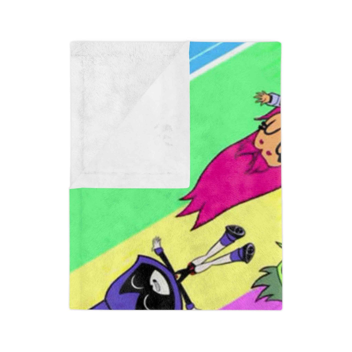 Teen Titans Go!!! Velveteen Minky Blanket