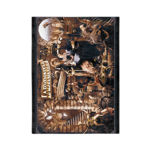 Labyrinth - Velveteen Minky Blanket