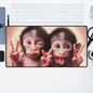 Cheeky Baby Monkeys Desk Mat - House of O & A