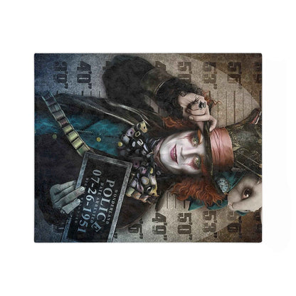 Mad Hatter - Velveteen Minky Blanket
