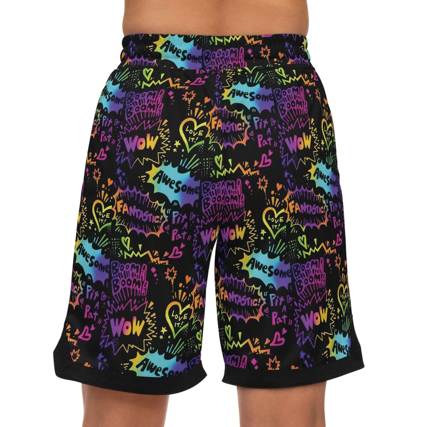 Men's Basketball Graffiti Rib Shorts