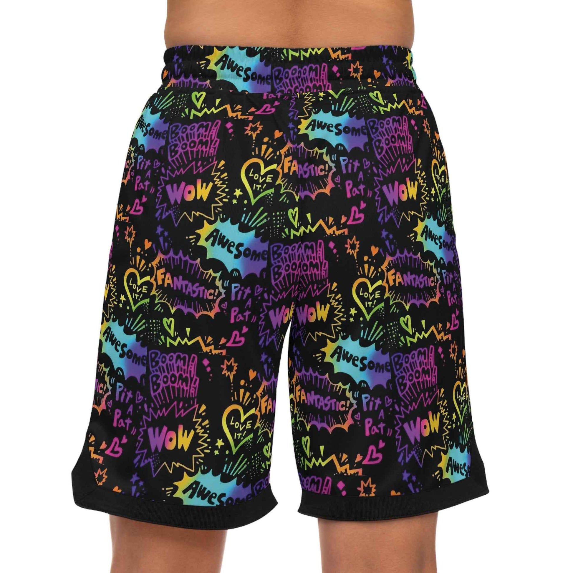 Men's Basketball Graffiti Rib Shorts