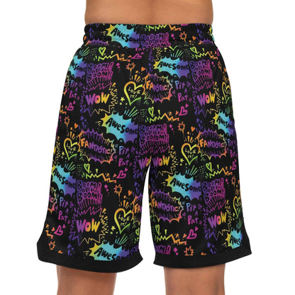 Men's Basketball Graffiti Rib Shorts
