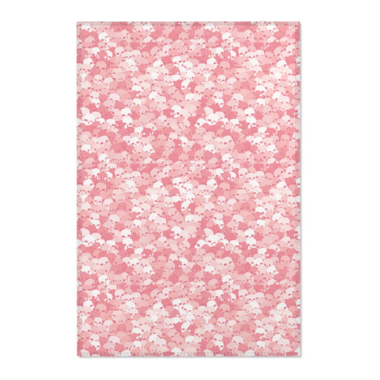 Pink Skull - Area Rug - House of O & A