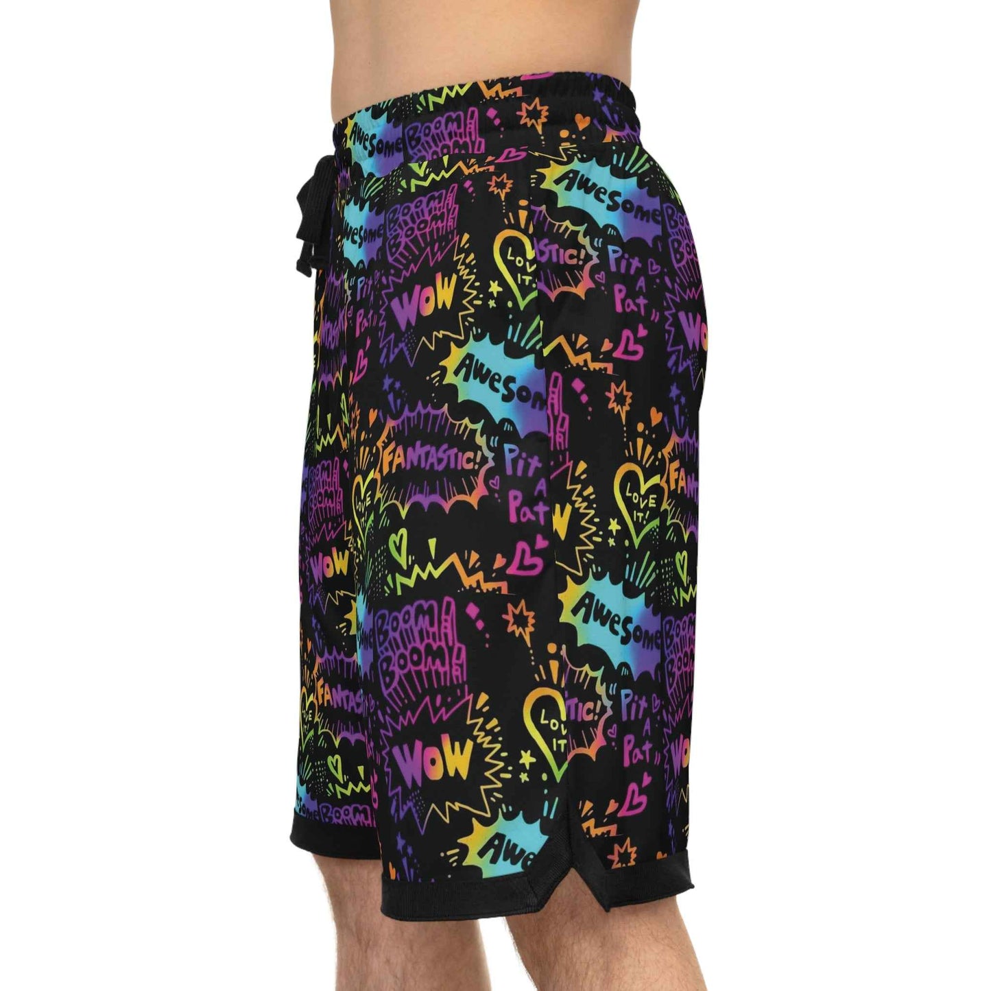 Men's Basketball Graffiti Rib Shorts