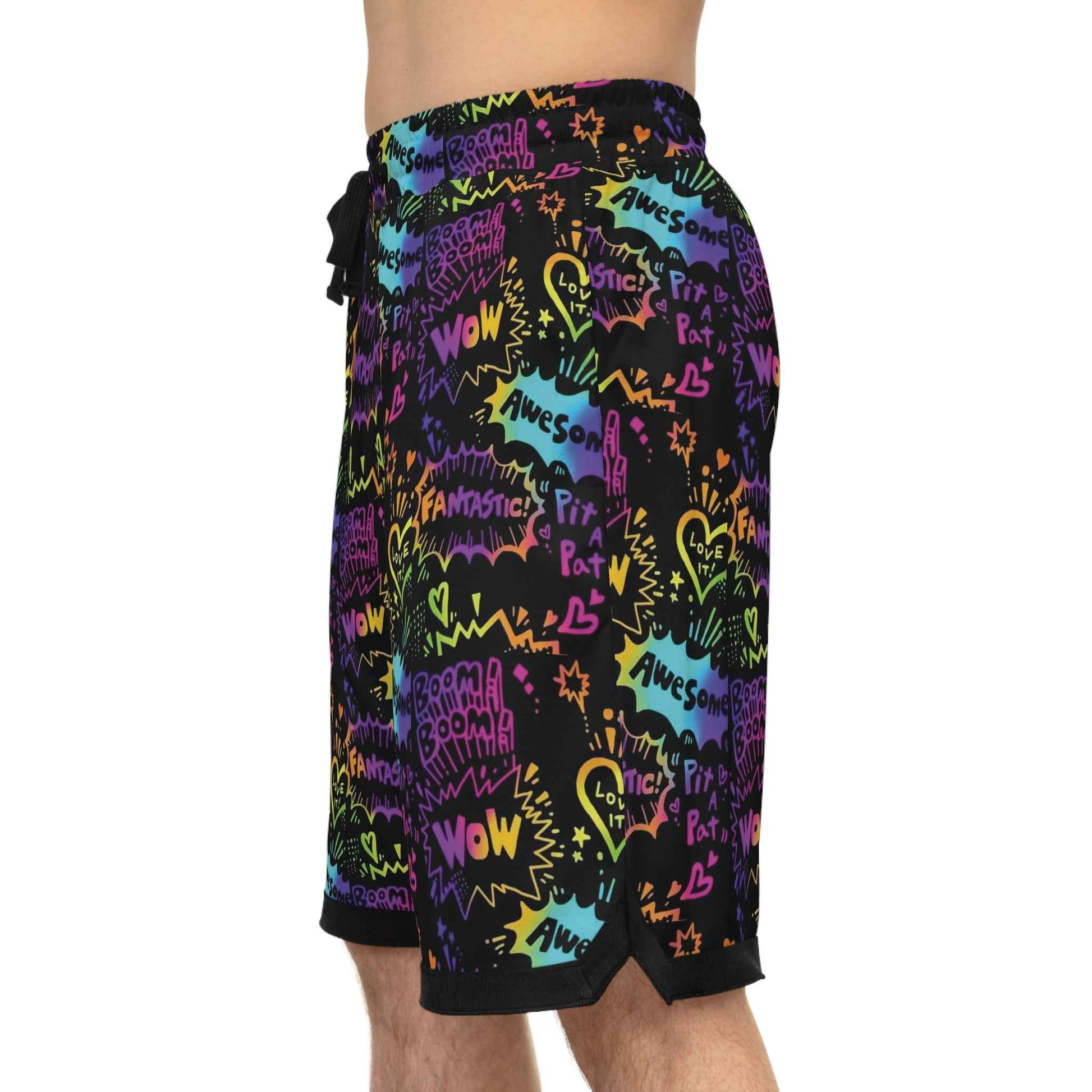 Men's Basketball Graffiti Rib Shorts