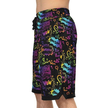 Men's Basketball Graffiti Rib Shorts